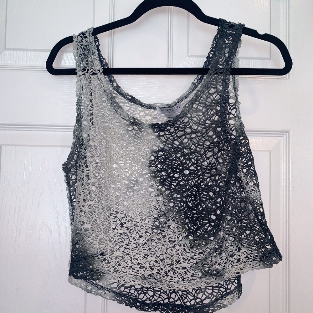 Tie Dye crochet crop top